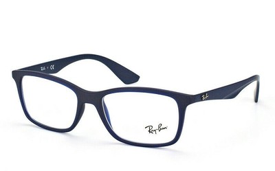 navy blue ray ban eyeglasses